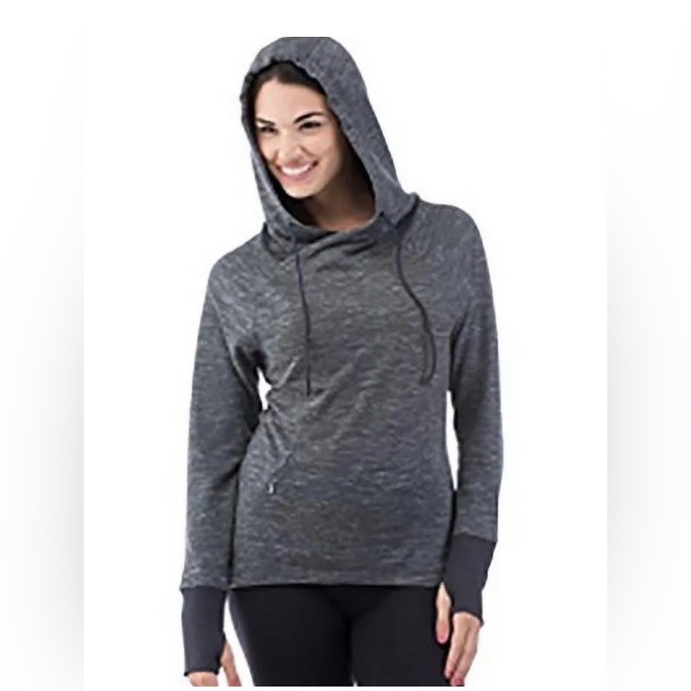 EUC Avalanche  Running Sport Outdoor Mia Hoodie Pullover  Gray 2 tones
